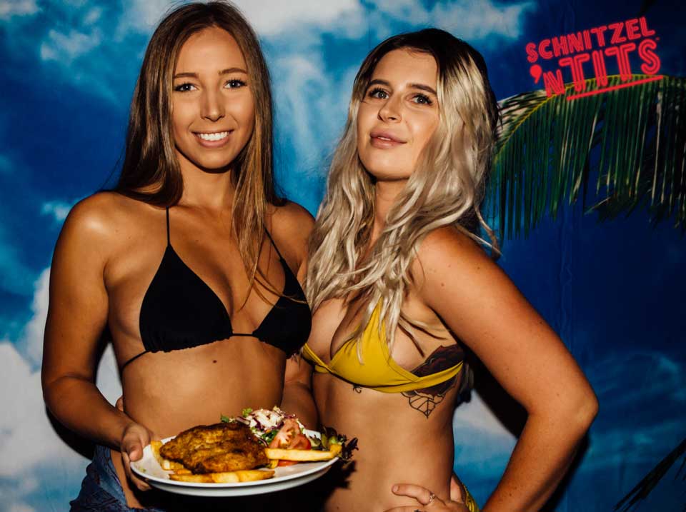 schnitzel n tits beach party
