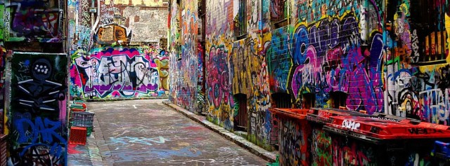 Cool Melbourne graffiti hosier lane