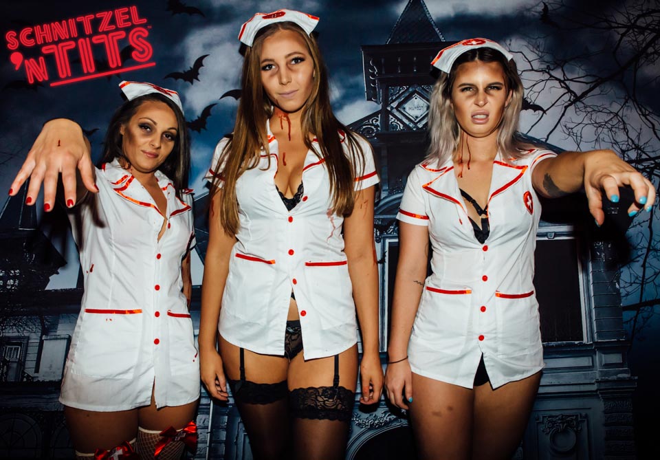 friday night frights in november zombie nurses topless waitress