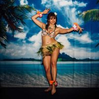 birthday-party themes Hawaiian hula girl schnitz n tits
