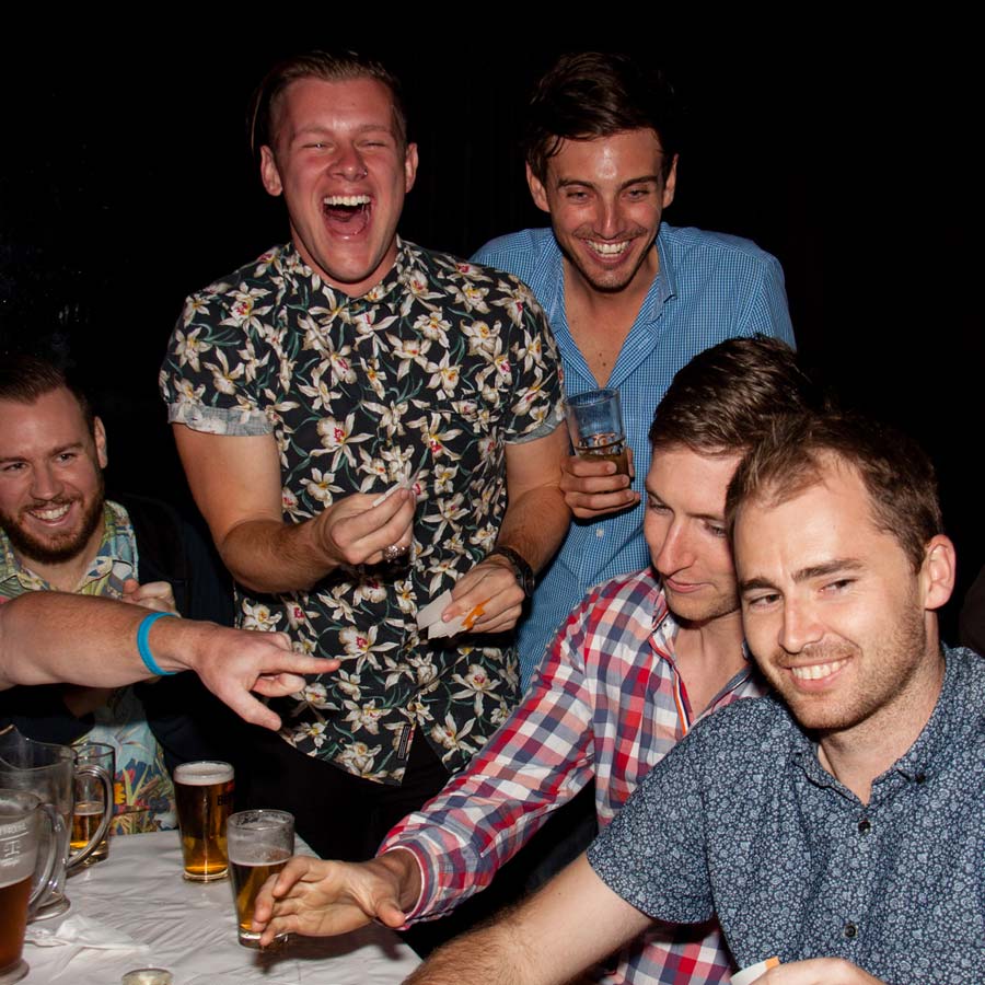 blokes enjoying in a bucks party melbourne