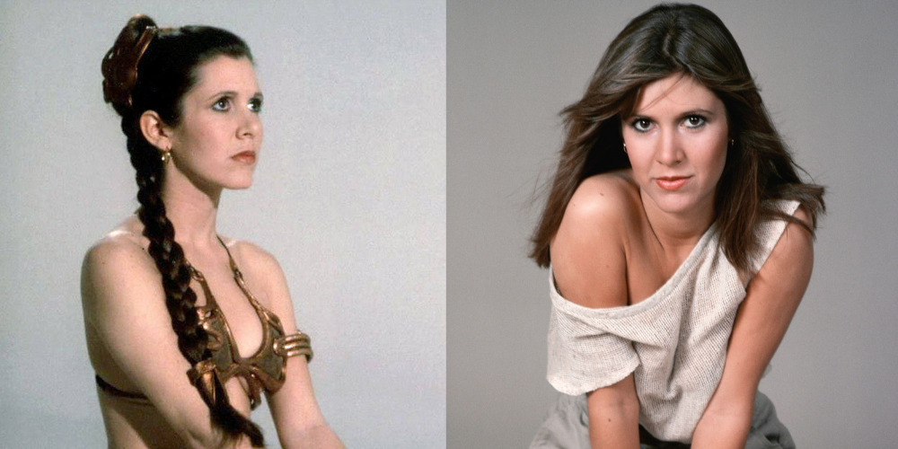 Carrie Fisher as Princes Leia